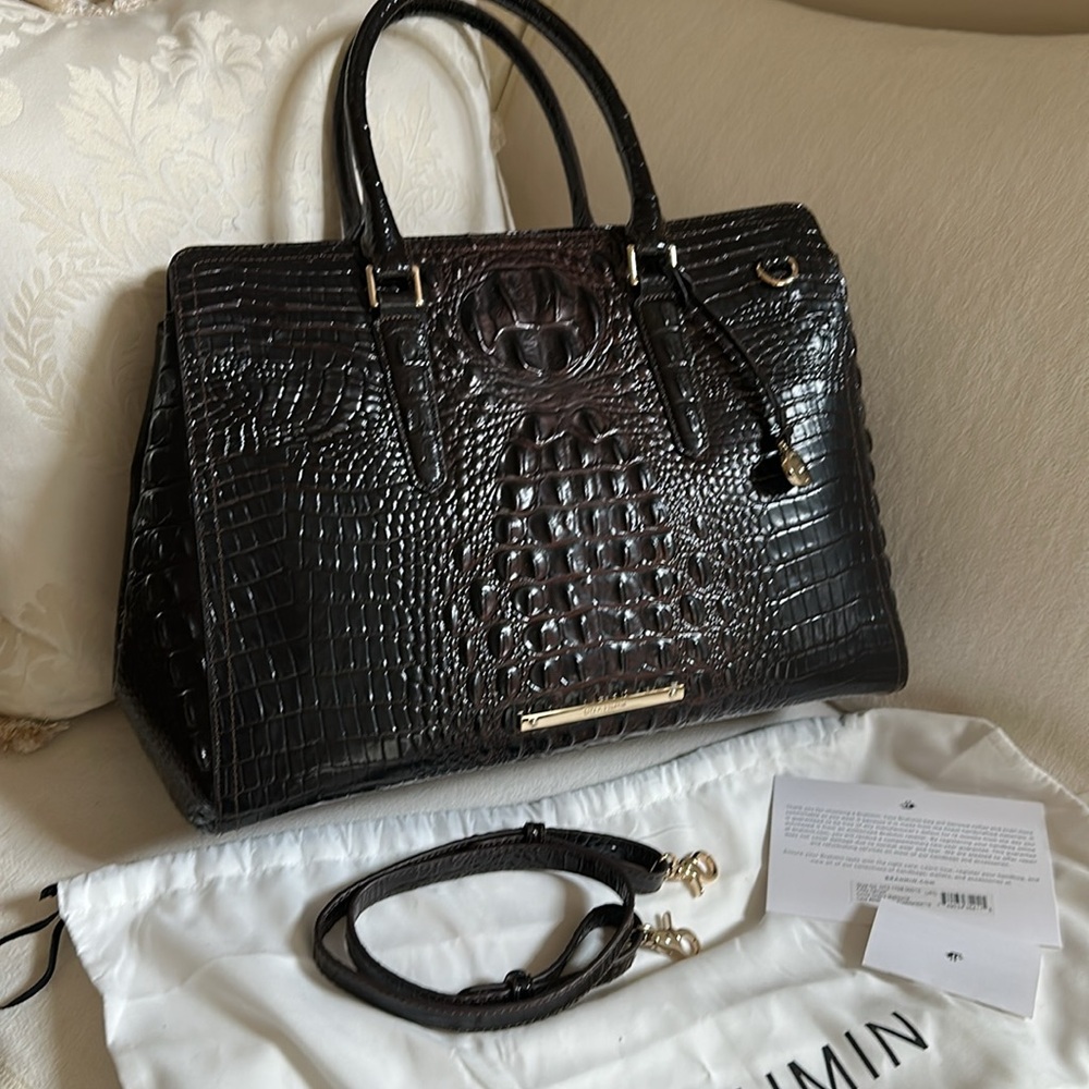 Brahmin Finley Carryall - Cocoa Ombré Melbourne